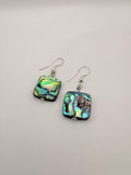 Green Tile Earrings