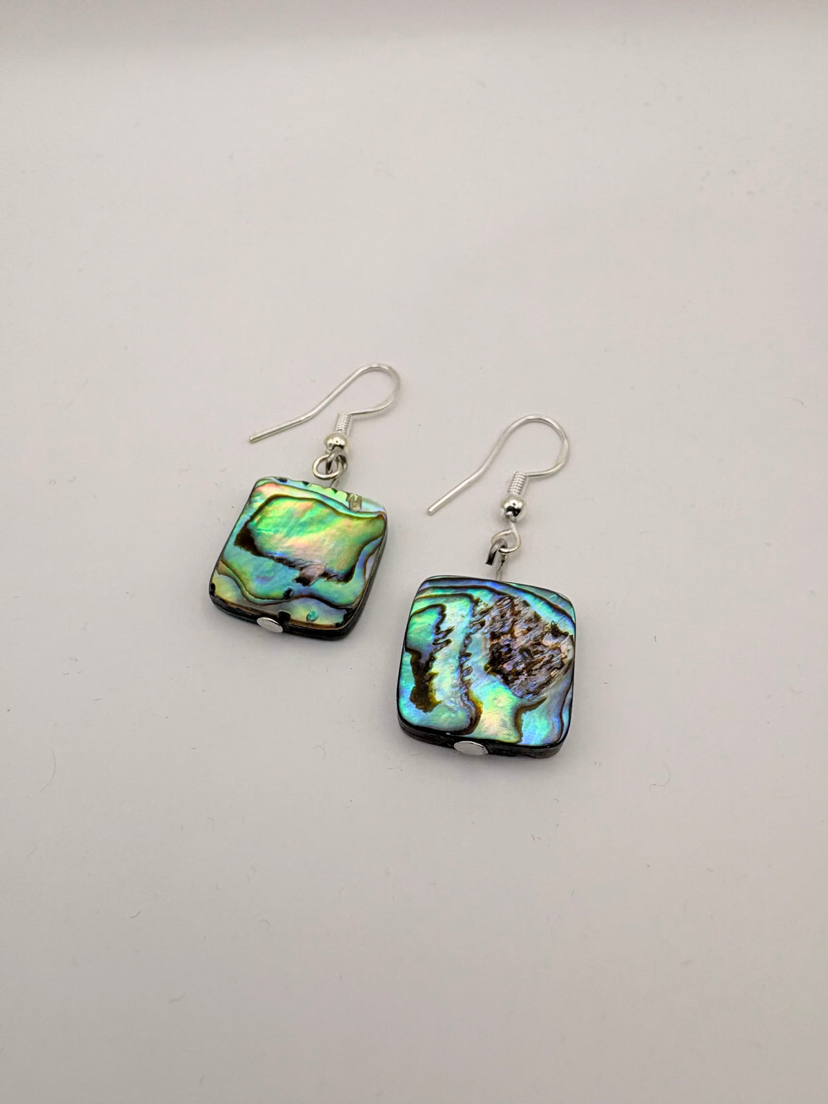 Green Tile Earrings
